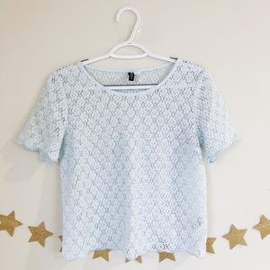 Floral pattern crop top